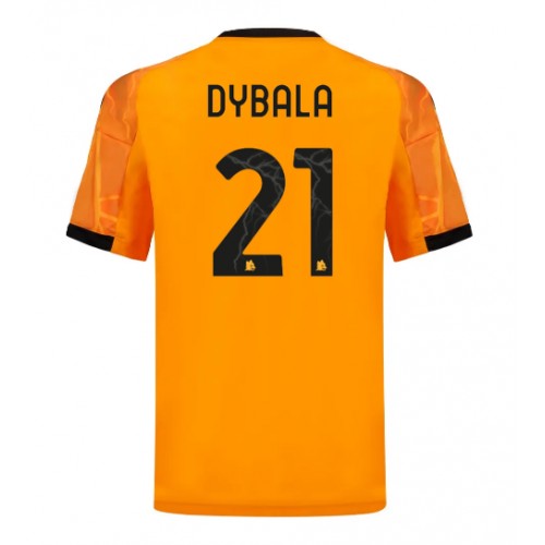 Stroje piłkarskie AS Roma Paulo Dybala #21 Koszulka Wyjazdowej 2025-26 Krótki Rękaw